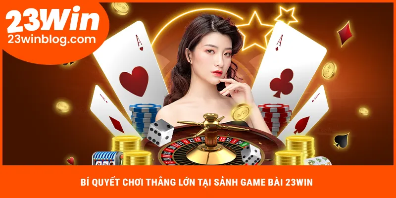 Bí quyết chơi thắng lớn tại sảnh game bài 23WIN 